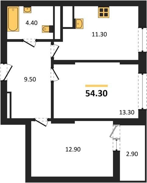 Продается 2 комнатная квартира  ул. улица Юго-Западная 45 ,  в ЖК Простор
Новый 8-этажный кирпично-монолитный дом . Срок сдачи 2 кв. 2028 года

В наличии 2 комнатная квартира
Общая площадь 54,3 кв.м. Жилая площадь 24,2 кв.м. Кухня 11,3 кв.м. .Лоджия 2,9 кв.м.

Отделка WНIТЕ ВОХ для тех, кто хочет ре