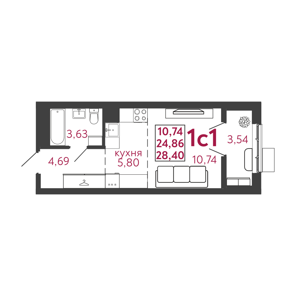 Продается Студия ул. Баталина 32 к.5  ,в ЖК Новобережье , ДОМ СДАН..
Дом кирпично-монолитный , 12 этажный .

В наличии Студия
Общая площадь 28,4 кв.м.. Комната 10,74 кв.м. .Кухня 5,08 кв.м..Лоджия 3,54 кв.м.

Полы: – в санузлах – гидроизоляция с заведением на стены, полусухая стяжка из цементно-песч